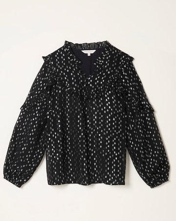Fatface Olie Metallic Blouse