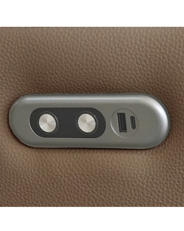 Aspire Kingsmere Leather Power Recliner Corner Sofa