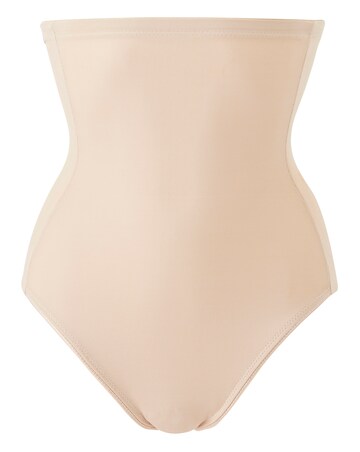 Naomi&Nicole Medium Control Tummy Shaping Hi Waist Briefs Nude