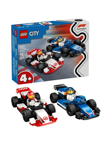 LEGO City F1 Williams Racing & Haas F1 Race Cars Set 60464