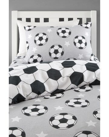 Catherine Lansfield Brushed Football Stars Duvet Cover Set
