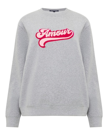 French Connection Amour Graphic Sweatshirt