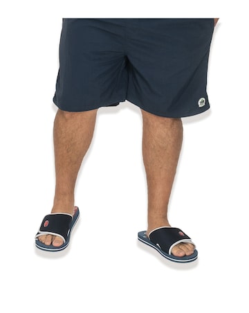 D555 Drake Black Slider with Velcro Fastening