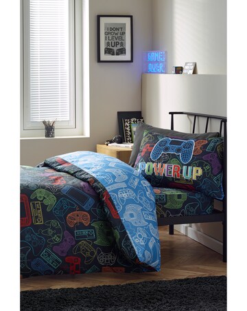 Catherine Lansfield Power Up Gamer So Soft Duvet Cover Set