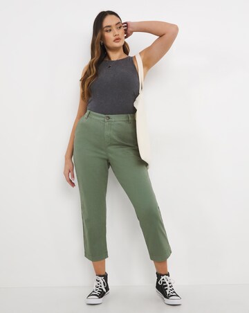 Stretch Chino Crop Trouser