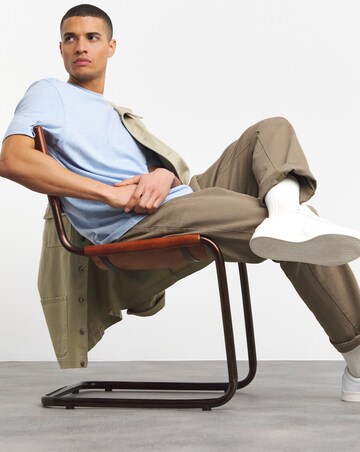 Relaxed Fit Marl Pocket T-Shirt