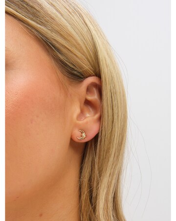 Inicio Gold Plated and Opal Moon Set - Gift Box