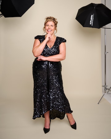 Joanna Hope Sequin Maxi Dress