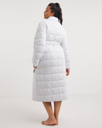 Figleaves Luxury Quilted Long Dressing Gown