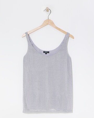 Simply Be Silver Chainmail Vest