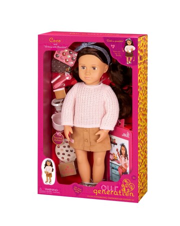 Our Generation Deluxe Baker Doll & Storybook - Coco