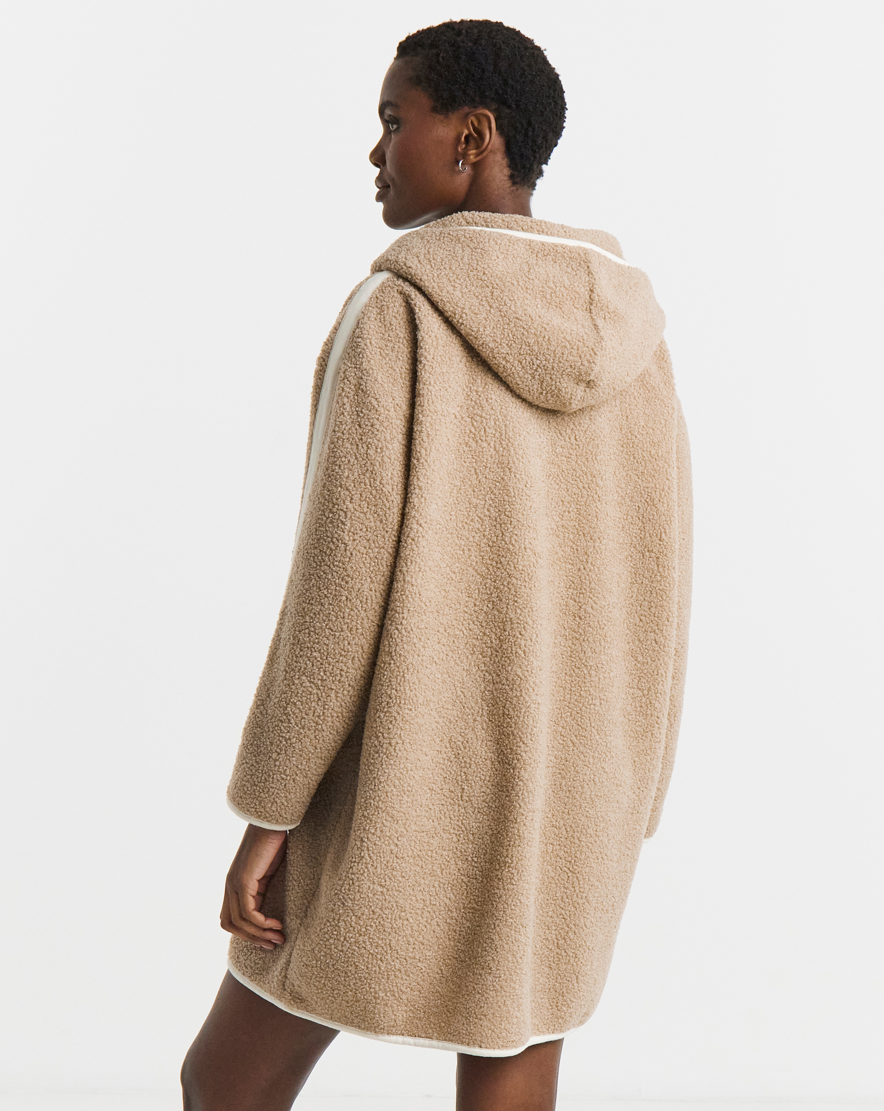 Pretty Secrets Zip Through Fleece Lounge Cardigan | Ambrose Wilson