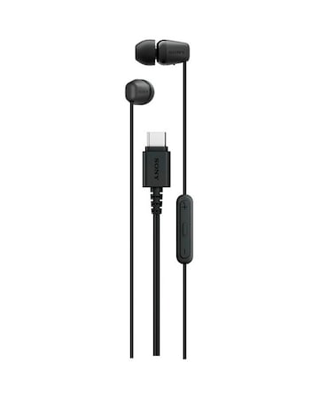 SONY IER-EX15C USB-C Wired Earphones - Black