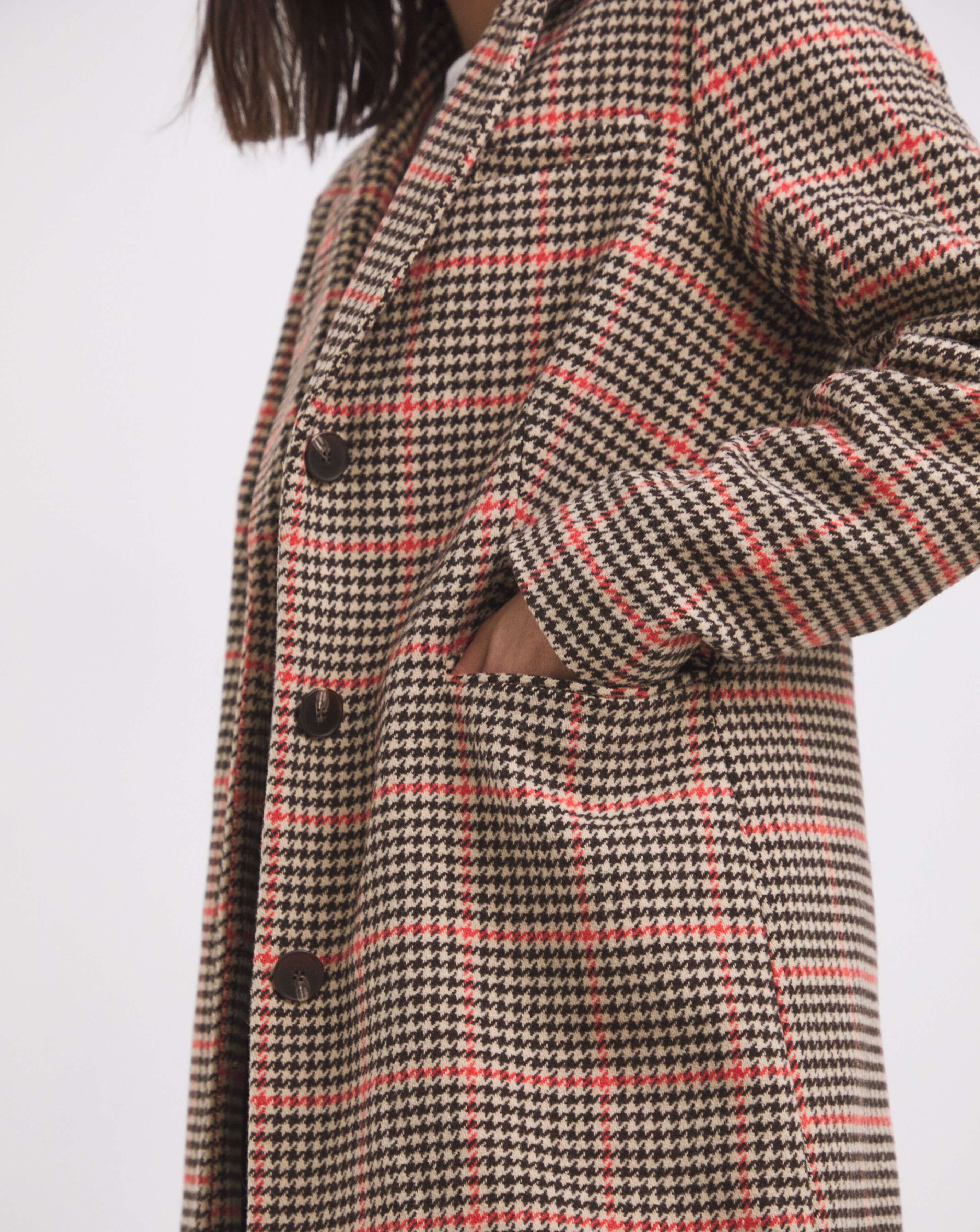 ジャケット・アウター idem  British Check Coat x01rk619722w.jpg