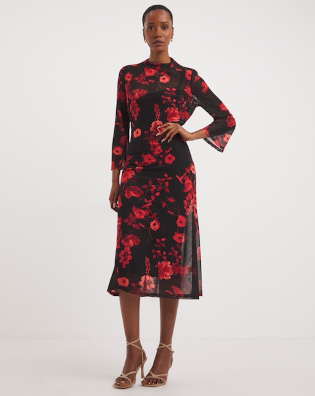 knee length dresses for ladies Joanna Midi – J.Dene' main image 0