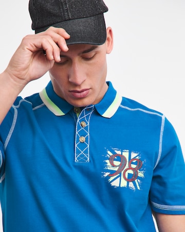Joe Browns Badged Polo Shirt Long Length