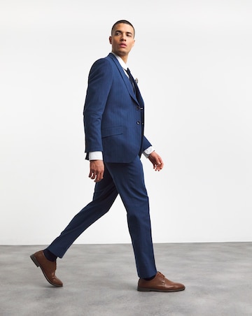 Joe Browns Striped Cotton Linen Suit Blazer