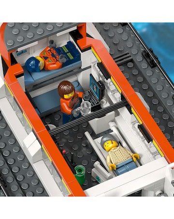 LEGO City Coast Guard Rescue Boat & Helicopter