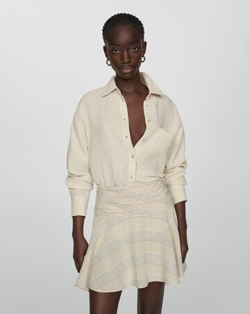 Mango Chest Pocket Cotton Shirt