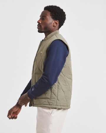 Union Onion Quilt Gilet- Green