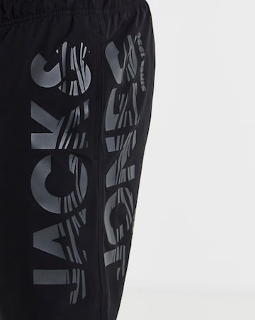 Jack & Jones Maui Logo Swim Shorts - Black