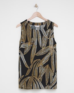 Julipa Crinke Printed Shell Top