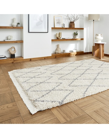 Think Rugs Boho Fringe Rug