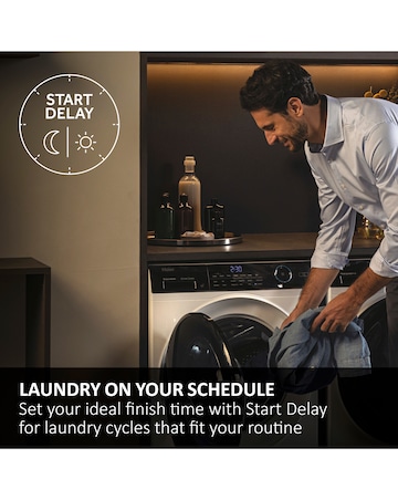 Haier HD90-A2939S 9kg Heat Pump Tumble Dryer Slate + Install