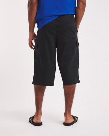 Linen 3/4 Length Cargo Short