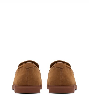 Clarks Torford Tassel Shoe - Cola Suede