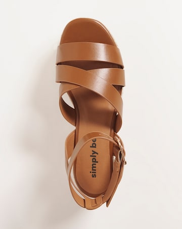 Arabella Flatform Espadrille Sandals - Extra Wide Fit (EEE)