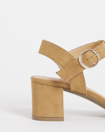 Jamie T Bar Heeled Sandals - Wide Fit (E)