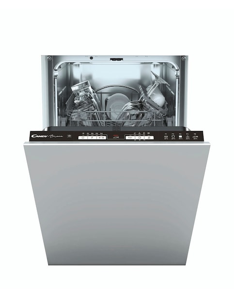 Candy Brava CDIH 2L952-80 Integrated Slimline Dishwasher 9 Place Settings Black