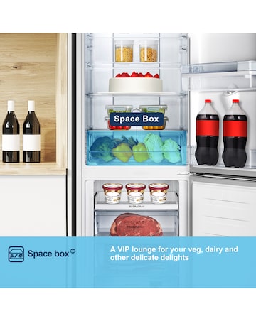 Fridgemaster MC55251DE Fridge Freezer White