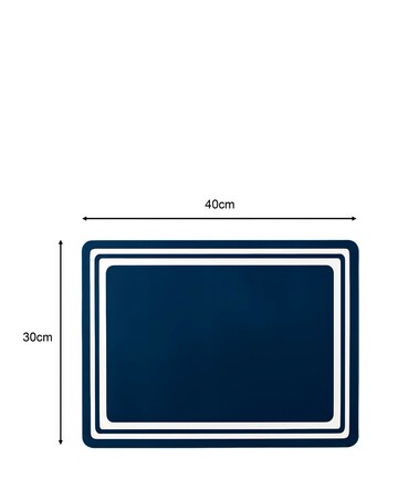 Waterside Blue Bistro 80 Piece Dinner Set