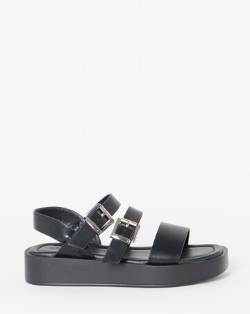 Hawk Multi Strap Buckle Sandals - Wide Fit (E)