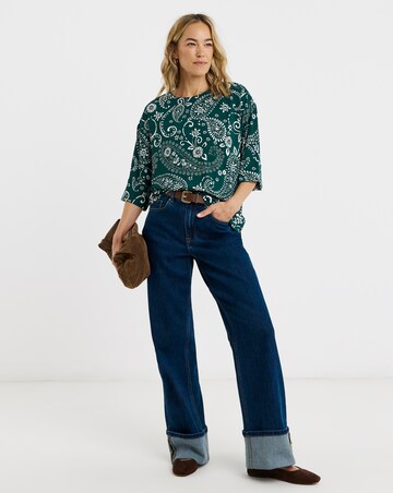 Half Sleeve Boxy Top