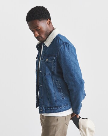 Union Borg Lined Denim Jacket