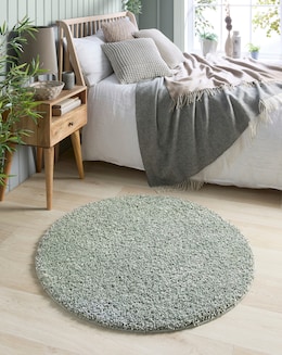 Buddy Fleck Washable &amp; Stain Resistant Rug Circle