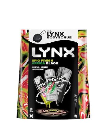 Lynx Trio All Stars + Bodyscrub Gift Set