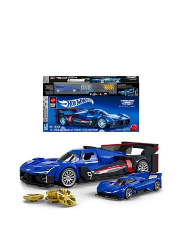Mattel Brick Shop Hot Wheels Cadillac Project Gtp Hypercar Building Toy Kit
