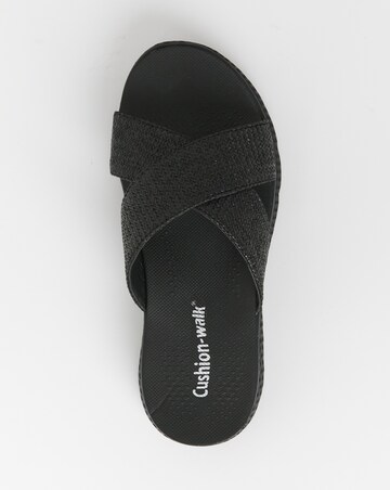 Cushion Walk Crossover Mule Sandal E Fit