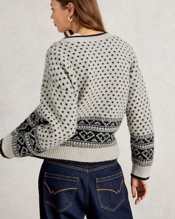 White Stuff Holly Heart Cardigan