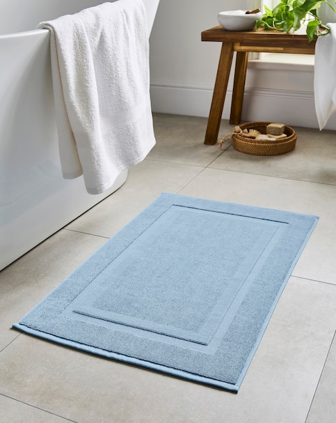 Egyptian Cotton Bath Mat - Chambray