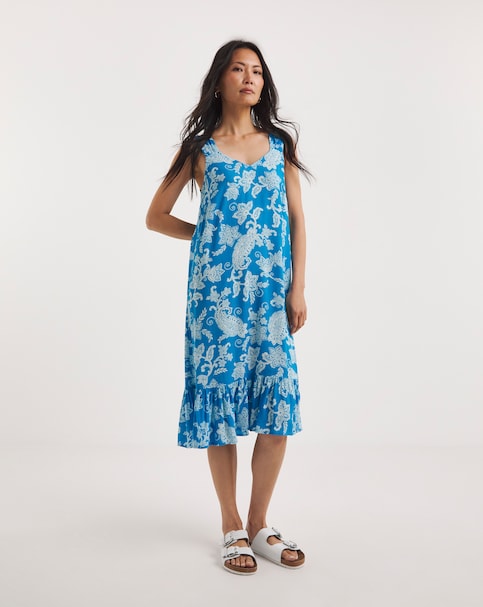 Julipa Frill Hem Shift Dress