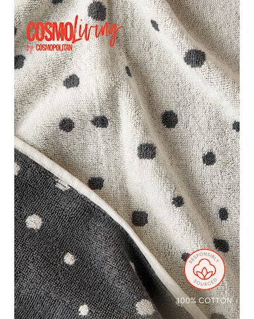 Cosmo Spot Cotton 4 Piece Towel Bale