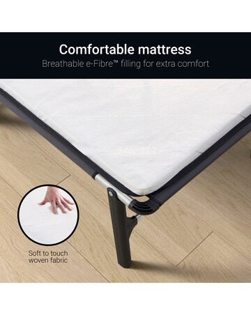 Jay-Be Compact Folding Bed with Mattress - Single