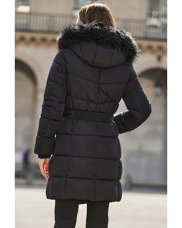 Sosandar Glam Padded Coat
