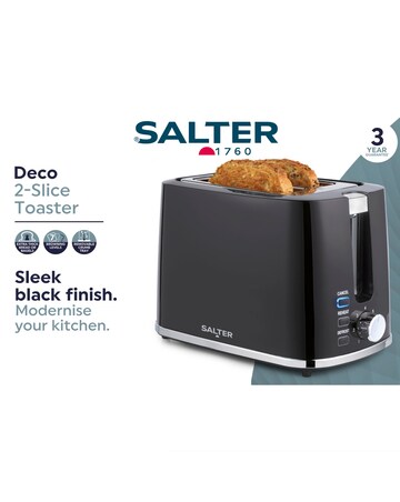 Salter Deco 2 Slice Toaster and Rapid Boil Kettle Bundle