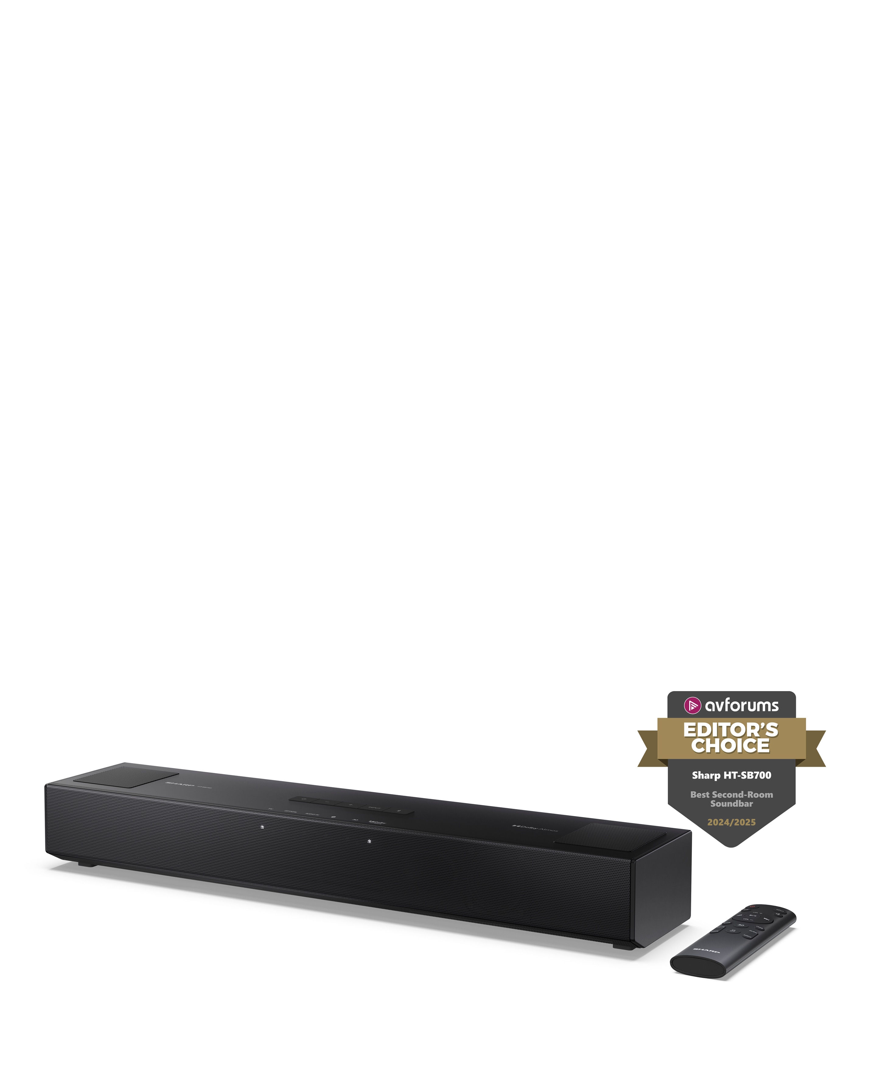 Sharp HT-SB700 2.0.2 140W Compact Dolby Atmos Soundbar System